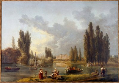 Le chateau de Mereville door Hubert Robert