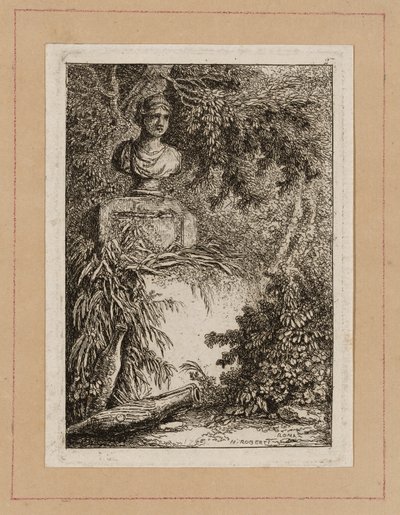 Plaat Twee uit Avonden in Rome door Hubert Robert