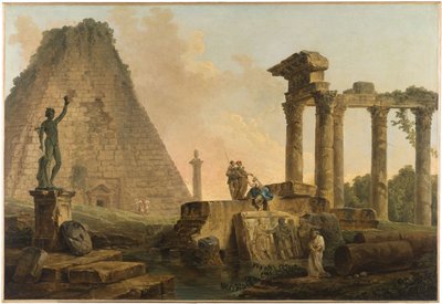 Romeinse ruïnes door Hubert Robert