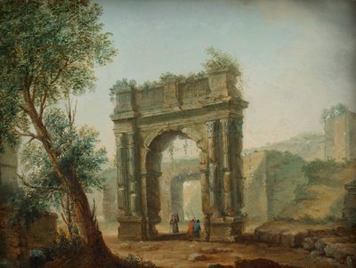 Ruïnelandschap door Hubert Robert