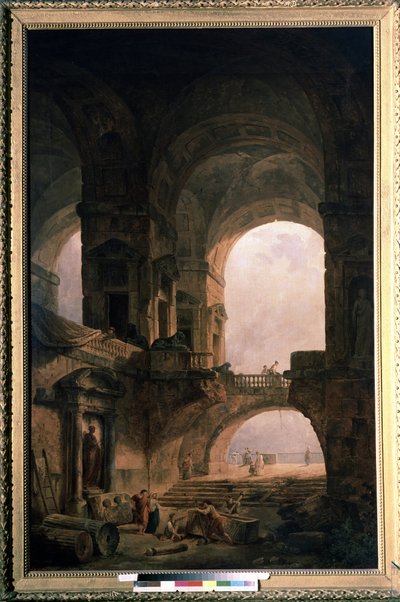 Sarcophaag door Hubert Robert