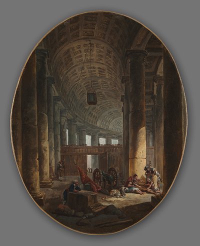 De zuilengang van St. Pieter