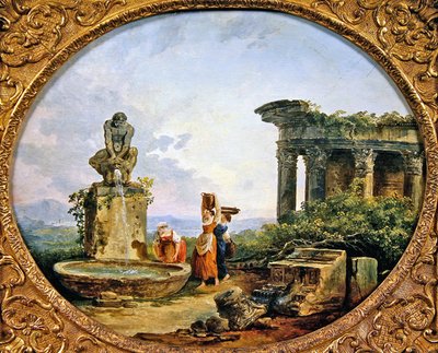 De Fontein door Hubert Robert