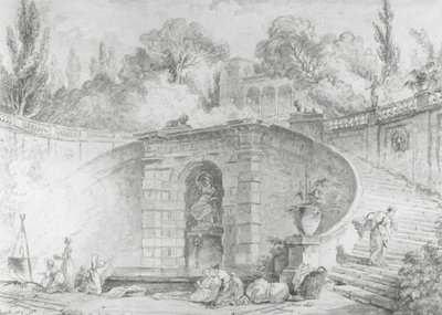 De Grote Trap, 1761-1765 door Hubert Robert