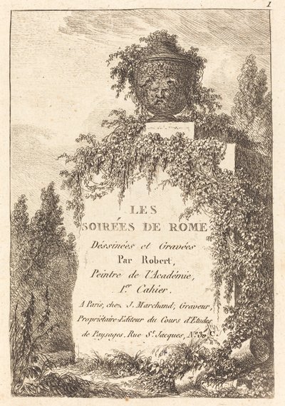 Titelpagina door Hubert Robert