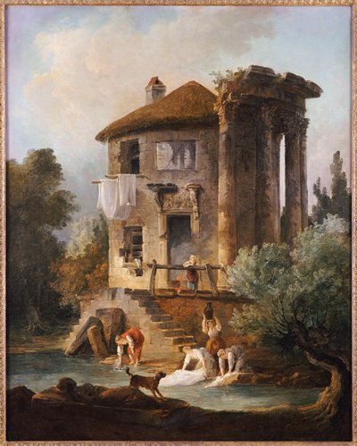 Onbekend schilderij door Hubert Robert