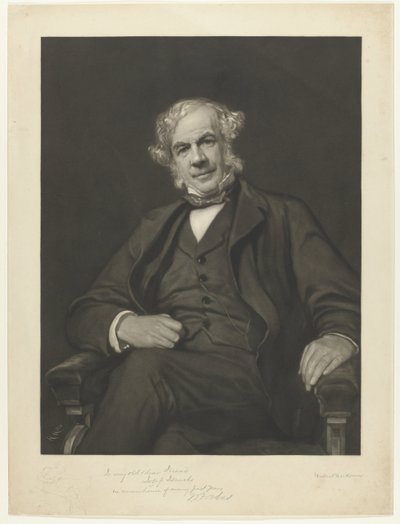 Portret van James Staats Forbes door Hubert von Herkomer (signed by artist)