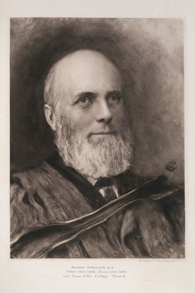 Alfred Robinson, 1896 door Hubert von Herkomer