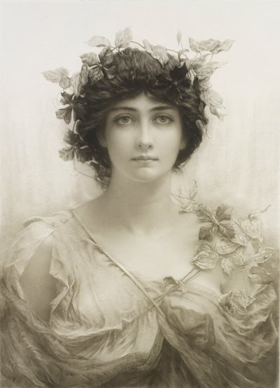 Clematis door Hubert von Herkomer