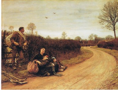 Moeilijke tijden door Hubert von Herkomer