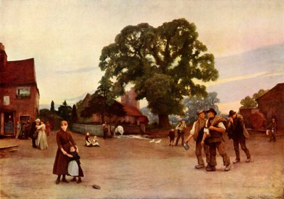 Ons Dorp, ca. 1890, 1936 door Hubert von Herkomer