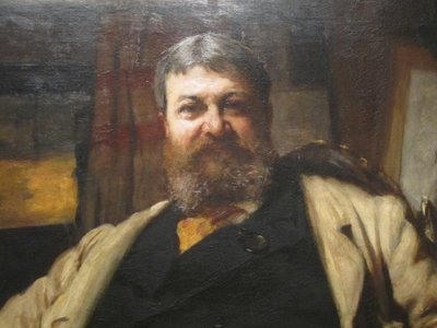 Portret van Henry Hobson Richardson, architect door Hubert von Herkomer