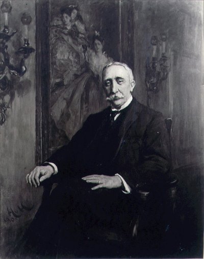 Portret van Sir Carl Meyer (1851-1922) door Hubert von Herkomer