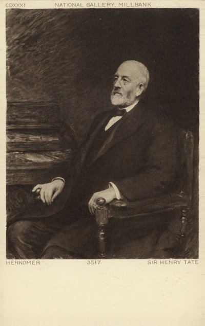 Sir Henry Tate, Engelse suikerhandelaar en filantroop door Hubert von Herkomer