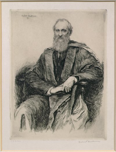 William Thomson, 1e Baron Kelvin (1824-1907) Brits wiskundige en natuurkundige, 1891 door Hubert von Herkomer