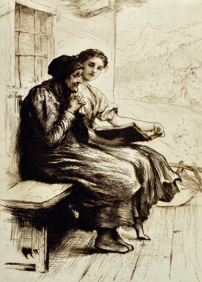 Woorden van Troost door Hubert von Herkomer