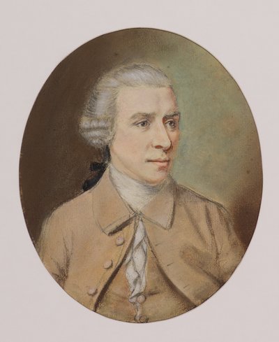 Portret van een Man (of Gavin Hamilton) door Hugh Douglas (manner of) Hamilton