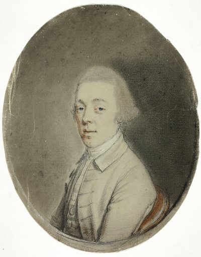 Portret van een Man door Hugh Douglas Hamilton
