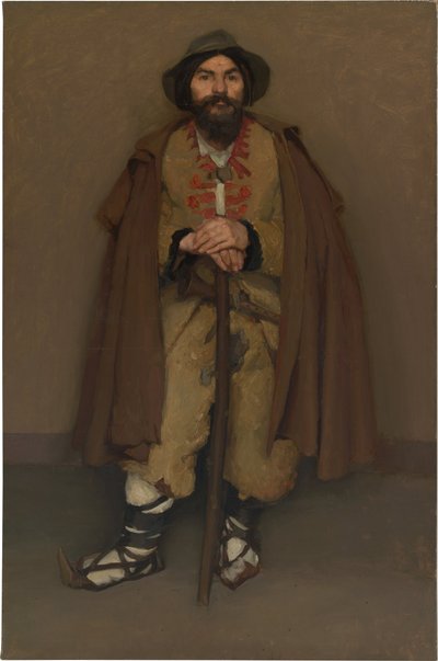 Een bergherder (Een Italiaanse dwerg) door Hugh Ramsay
