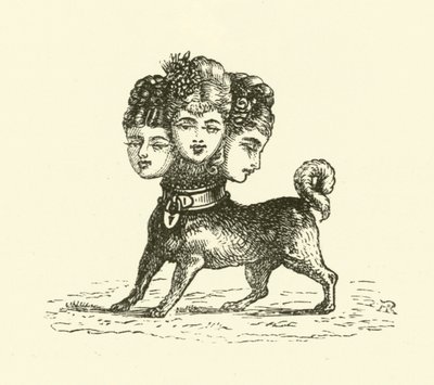 Vrouwelijke Cerberus door Hugh Rowley