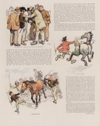 Een Ierse paardenmarkt door Hugh Thomson