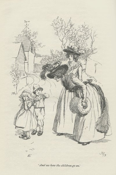 En zie hoe de kinderen doorgaan door Hugh Thomson