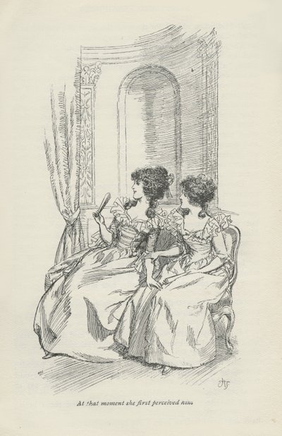Op dat moment zag ze hem voor het eerst, 1896 door Hugh Thomson