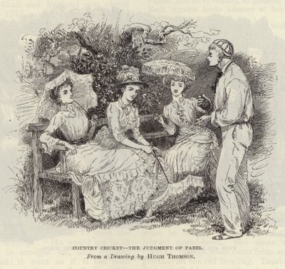 Country Cricket - het oordeel van Parijs door Hugh Thomson