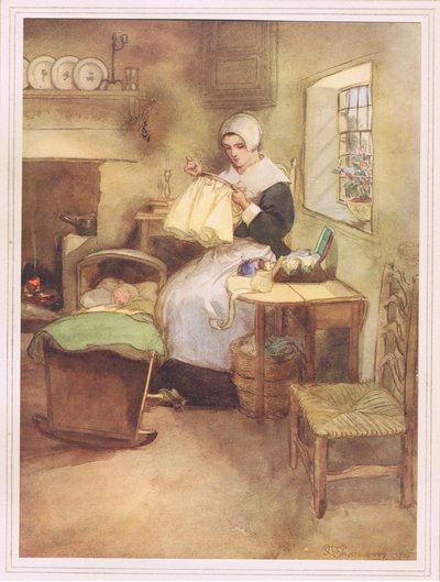 Hester en haar naald door Hugh Thomson