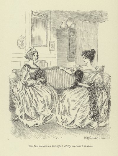 Illustratie voor Amos Barton door Hugh Thomson