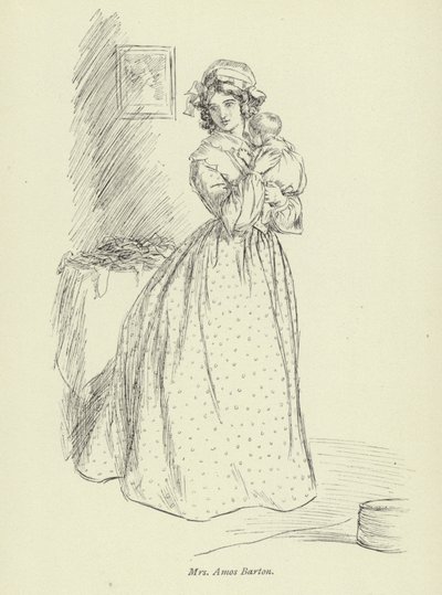 Illustratie voor Amos Barton door Hugh Thomson
