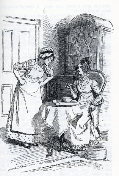 Illustratie voor "Emma" door Jane Austen door Hugh Thomson