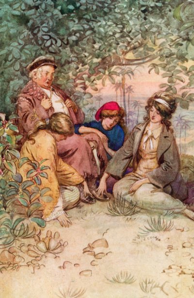 Illustratie voor J M Barrie