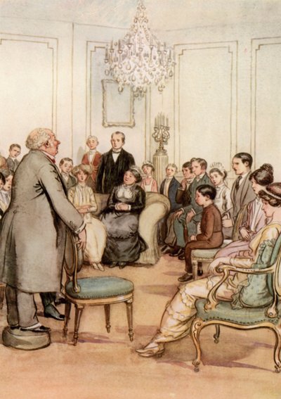 Illustratie voor J M Barries The Admirable Crichton door Hugh Thomson