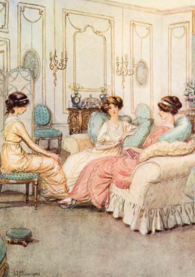 Illustratie voor J M Barries The Admirable Crichton door Hugh Thomson