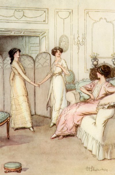 Illustratie voor J M Barries The Admirable Crichton door Hugh Thomson