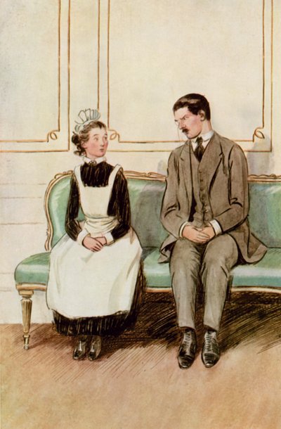 Illustratie voor J M Barries The Admirable Crichton door Hugh Thomson