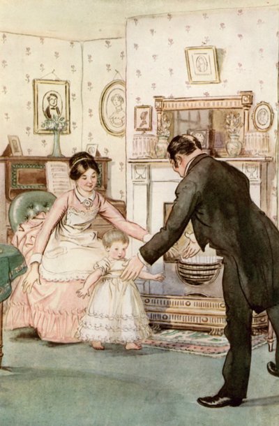 Illustratie voor J M Barries The Admirable Crichton door Hugh Thomson