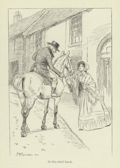 Illustratie voor Janets Berouw door Hugh Thomson