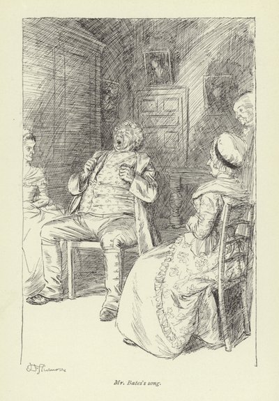 Illustratie voor Mr Gilfils Liefdesverhaal door Hugh Thomson