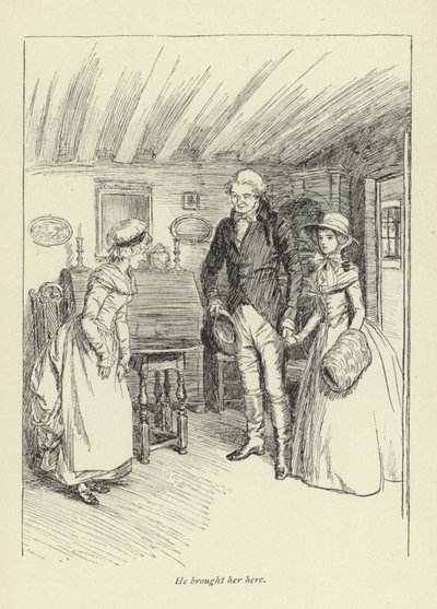 Illustratie voor Mr Gilfils Liefdesverhaal door Hugh Thomson