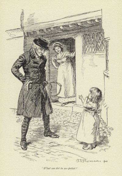Illustratie voor Mr Gilfils Liefdesverhaal door Hugh Thomson