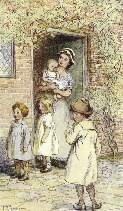 Illustratie voor Mr Gilfils Liefdesverhaal door Hugh Thomson