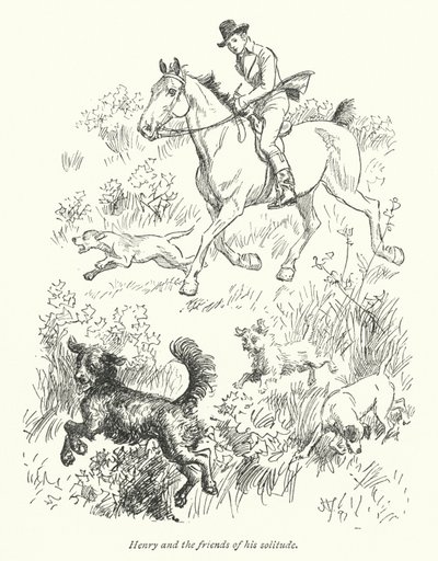 Illustratie voor Northanger Abbey door Jane Austen door Hugh Thomson