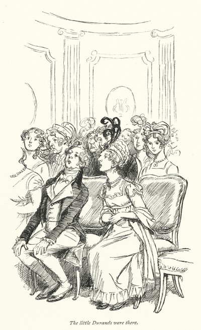 Illustratie voor Persuasion door Jane Austen (litho) door Hugh Thomson