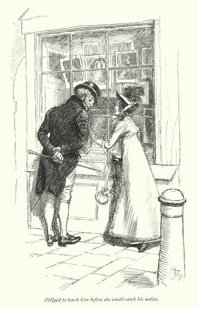 Illustratie voor Persuasion door Jane Austen door Hugh Thomson