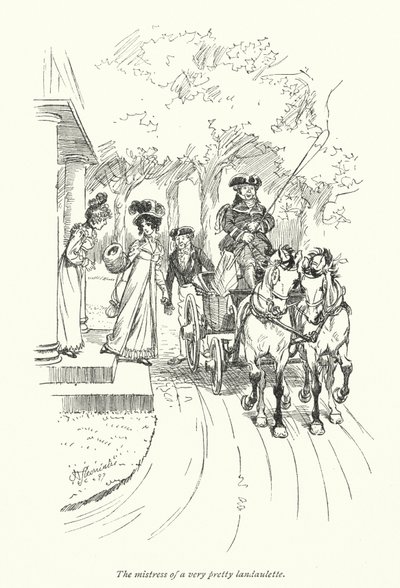 Illustratie voor Persuasion door Jane Austen door Hugh Thomson