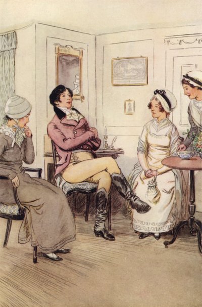 Illustratie voor Quality Street door Hugh Thomson