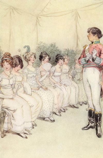 Illustratie voor Quality Street door Hugh Thomson