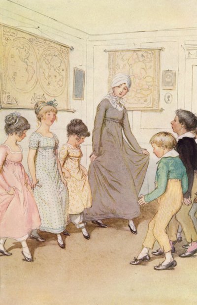 Illustratie voor Quality Street door Hugh Thomson